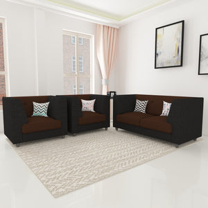 Adorn Homez Flamingo Sofa Set 2+1+1 in Fabric
