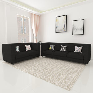 Adorn Homez Flamingo Sofa Set 3+2 in Fabric