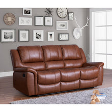 Load image into Gallery viewer, Adorn Homez Luiz 3 Seater Manual Recliner Sofa in Leatherette
