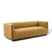 Load image into Gallery viewer, Adorn Homez Luxurious Wesley 3 Seater Sofa in Premium Suede Velvet Fabric

