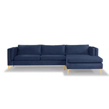 Load image into Gallery viewer, Adorn Homez Lailah Premium L shape Sofa (5 Seater) in Suede Velvet Fabric
