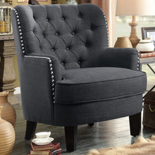 Load image into Gallery viewer, Adorn Homez Solitaire Wing Chair in Fabric
