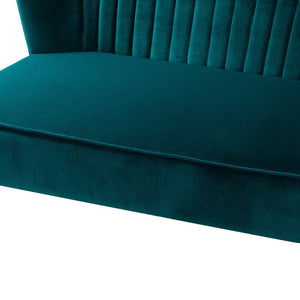 Adorn Homez Napa Sofa Set 2+1+1 in Suede Velvet Fabric
