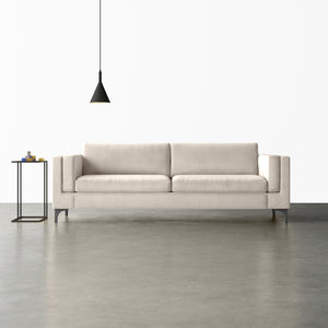 Adorn Homez Maisie 3 Seater Sofa in Premium Suede Velvet Fabric