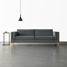 Load image into Gallery viewer, Adorn Homez Maisie 3 Seater Sofa in Premium Suede Velvet Fabric
