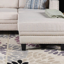 Load image into Gallery viewer, Adorn Homez Matlock 3+2+Ottoman (6 Seater) Sofa Set in Fabric
