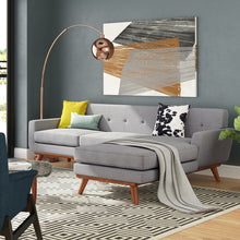 Load image into Gallery viewer, Adorn Homez Axel L Shape (4 Seater) Sofa Sectional in Linen-Cotton Fabric
