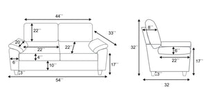 Adorn Homez Oxford Premium 2 Seater Sofa in Leatherette