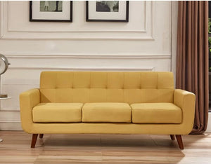 Adorn Homez Hanoi 3+2+1 Sofa Set (6 Seater) in Fabric