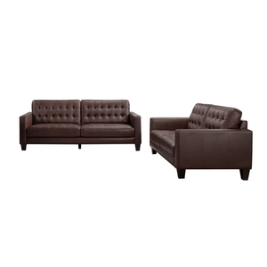 Adorn Homez Kyoto 3+2 Sofa Set (5 Seater) in Leatherette