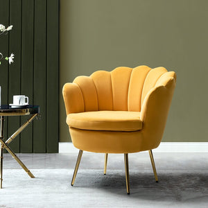 Adorn Homez Mesa Accent Chair in Premium Velvet Fabric