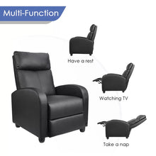 Load image into Gallery viewer, Adorn Homez Robert 1 Seater Manual Recliner in Leatherette

