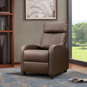 Adorn Homez Robert 1 Seater Manual Recliner in Leatherette