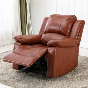 Adorn Homez Alex 1 Seater Manual Recliner in Leatherette