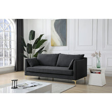 Load image into Gallery viewer, Adorn Homez Alex 3 Seater Sofa in Premium Velvet Fabric
