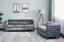 Load image into Gallery viewer, Adorn Homez Quito 3+2 (5 Seater) Sofa Set in Premium Velvet Fabric
