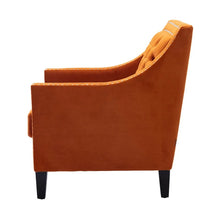 Load image into Gallery viewer, Adorn Homez Carlos Accent Chair in Premium Velvet Fabric
