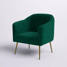 Load image into Gallery viewer, Adorn Homez Felipe Accent Chair in Premium Velvet Fabric
