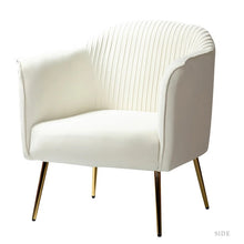 Load image into Gallery viewer, Adorn Homez Felipe Accent Chair in Premium Velvet Fabric
