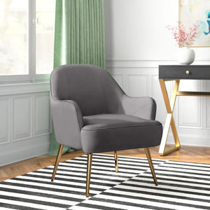 Adorn Homez Kevin Accent Chair in Fabric