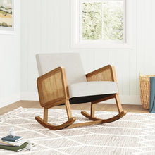 Load image into Gallery viewer, Adorn Homez Maya Premium Rocking Chair in Fabric
