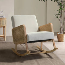 Load image into Gallery viewer, Adorn Homez Maya Premium Rocking Chair in Fabric
