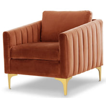 Load image into Gallery viewer, Adorn Homez Bruno Accent Chair in Premium Velvet Fabric
