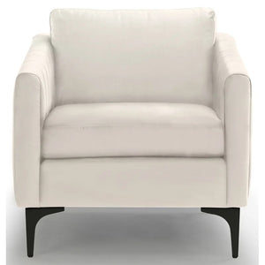 Adorn Homez Bruno Accent Chair in Premium Velvet Fabric