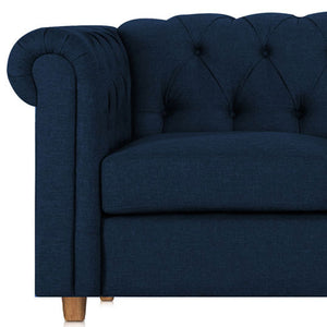 Adorn Homez Strathford  Chesterfield Premium Sofa Set 2+1+1 in Fabric