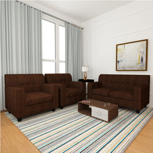 Load image into Gallery viewer, Adorn Homez Solitaire Sofa Set 2+1+1 in Fabric
