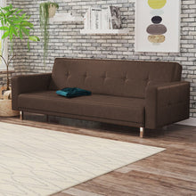Load image into Gallery viewer, Adorn Homez Graham Sofa Cum Bed in Leatherette
